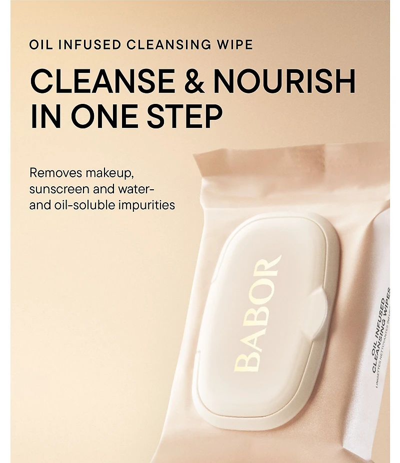 Babor Oil Infused Cleansing Wipes