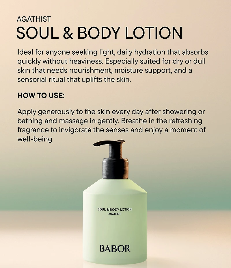 Babor Soul & Body Agathist Lotion