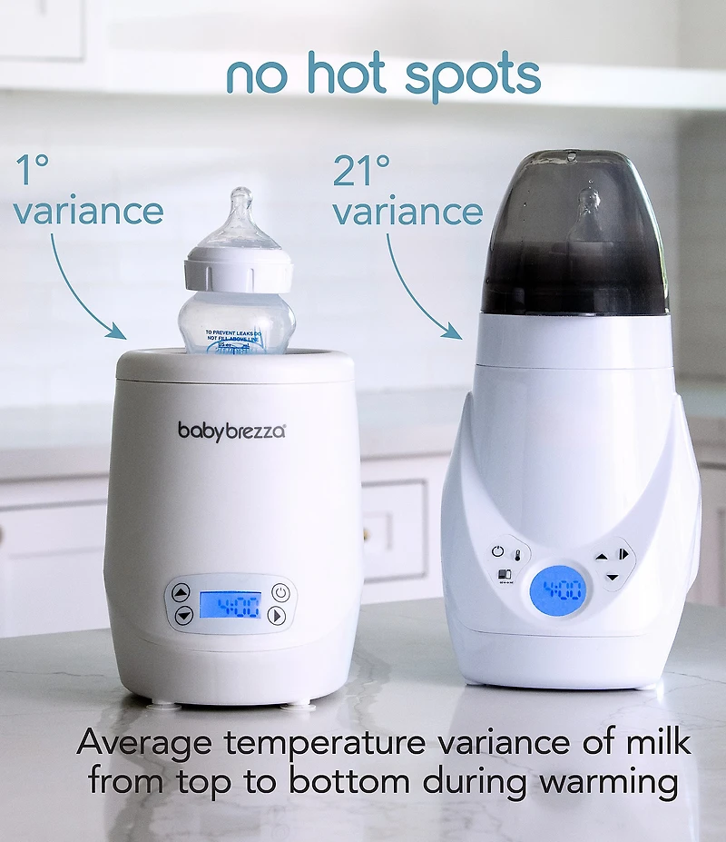Baby Brezza AirSwirl Bottle Warmer - Waterless Warmer for Formula and Breastmilk
