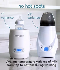 Baby Brezza AirSwirl Bottle Warmer - Waterless Warmer for Formula and Breastmilk