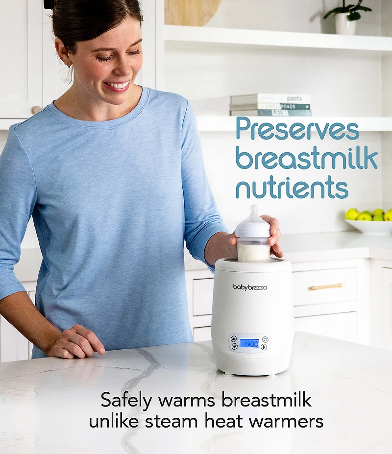 Baby Brezza AirSwirl Bottle Warmer - Waterless Warmer for Formula and Breastmilk