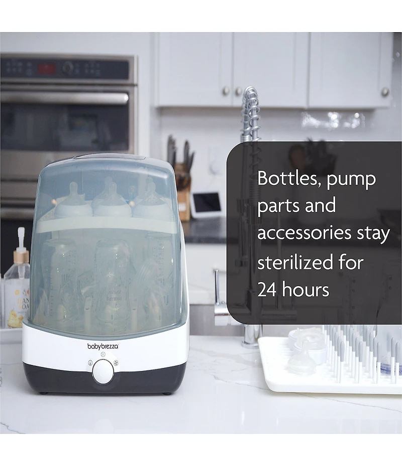 Baby Brezza Superfast Baby Bottle Sterilizer and Dryer - Sterilizes & Dries in 10 Minutes