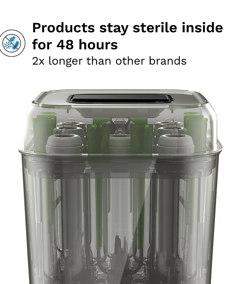 Baby Brezza SuperQuick™ Baby Bottle Sterilizer and Dryer - Sterilizes & Dries in just 10 Minutes