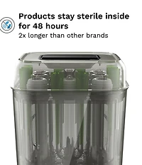Baby Brezza SuperQuick™ Baby Bottle Sterilizer and Dryer - Sterilizes & Dries in just 10 Minutes