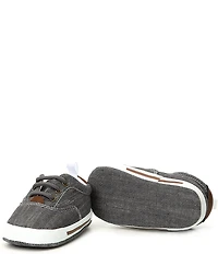 Baby Deer Kids' Canvas Lace-Up Crib Shoe Sneakers (Infant)