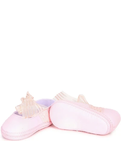 Baby Deer Girls' Ava Ballet Bow Crib Shoes (Infant)