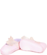Baby Deer Girls' Ava Ballet Bow Crib Shoes (Infant)