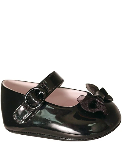 Baby Deer Girls' Patent Skimmer Crib Shoes (Infant)