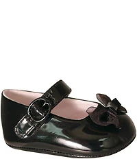 Baby Deer Girls' Patent Skimmer Crib Shoes (Infant)