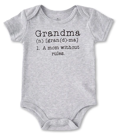 Baby Starters Baby Short-Sleeve Grandma Bodysuit