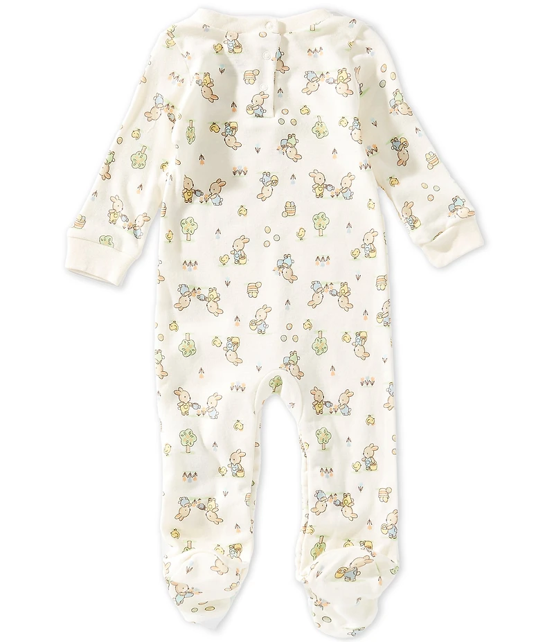 Baby Starters Baby Boys Bunny Print Footie & My 1st Easter Bib Set