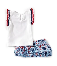 Baby Starters Baby Girls American Girl Short Sleeve Dress Set