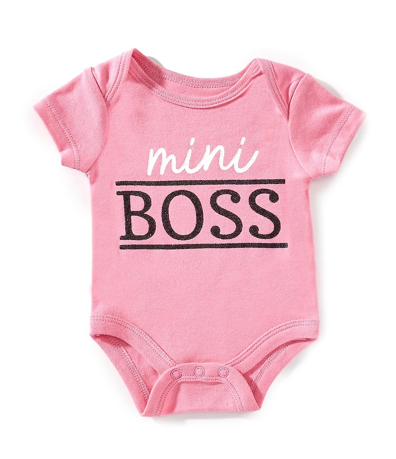 Baby Starters Baby Girls Mini Boss Short Sleeve Bodysuit