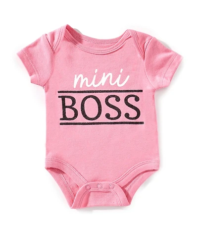 Baby Starters Baby Girls Mini Boss Short Sleeve Bodysuit