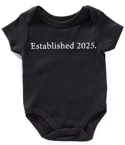 Baby Starters Baby Short Sleeve Established 2025 Bodysuit