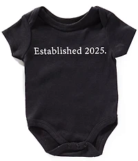 Baby Starters Baby Short Sleeve Established 2025 Bodysuit