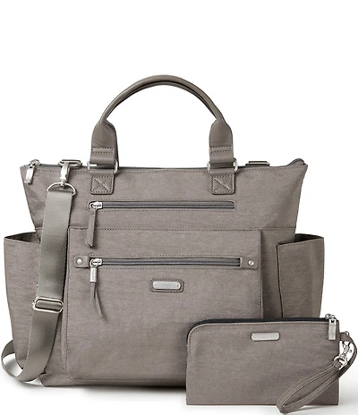 Baggallini 3-in-1 Convertible Backpack with RFID Phone Wristlet