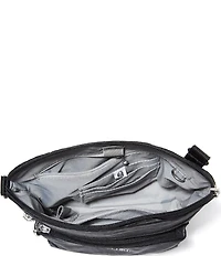 Baggallini Black Cheetah Modern Pocket Crossbody Bag