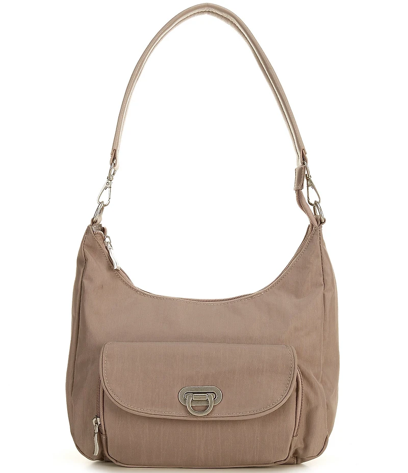 Baggallini Coastal Flip Lock Half Moon Bag