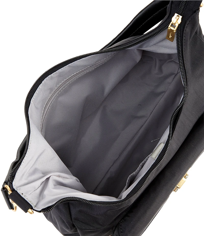 Baggallini Coastal Flip Lock Half Moon Bag