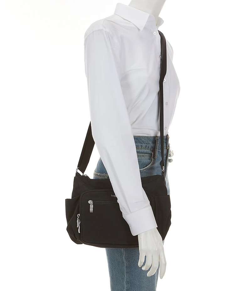 Baggallini Crosstown Hobo Nylon Crossbody