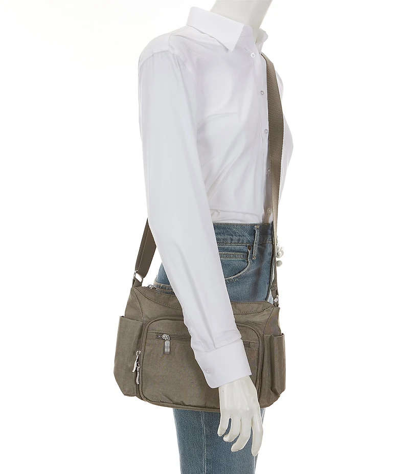 Baggallini Crosstown Hobo Nylon Crossbody