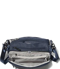 Baggallini Marais Twill Gunmetal Hardware Crossbody Bag