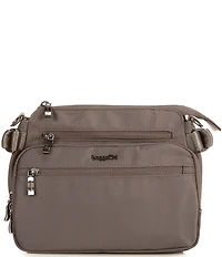 Baggallini Marais Twill Silver Hardware Crossbody Bag