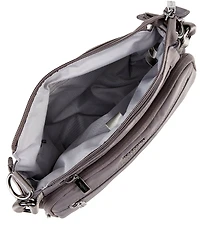 Baggallini Marais Twill Silver Hardware Crossbody Bag