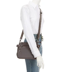 Baggallini Marais Twill Silver Hardware Crossbody Bag