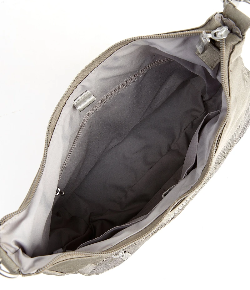Baggallini Modern Pocket Half-Moon Metal Shoulder Bag