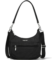 Baggallini Modern Pocket Half-Moon Metal Shoulder Bag