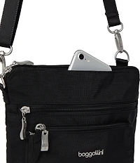 Baggallini Modern Pocket Solid Nylon Crossbody Bag