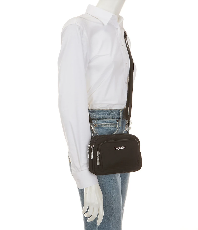 Baggallini Trifecta Wallet RFID Crossbody Bag