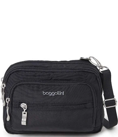 Baggallini Triple Zip Crossbody Bag
