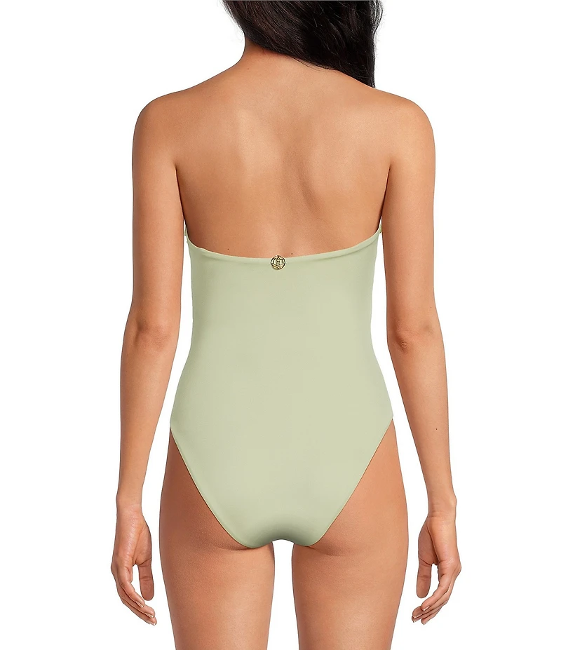 Bahia Maria Aura Laser Cut Flower Underwire One Piece Swimsuit