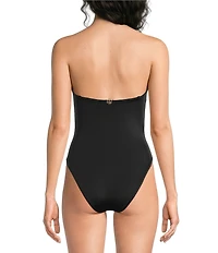 Bahia Maria Aura Laser Cut Flower Underwire One Piece Swimsuit