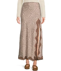 Bailey Rose Animal Lace Maxi Skirt