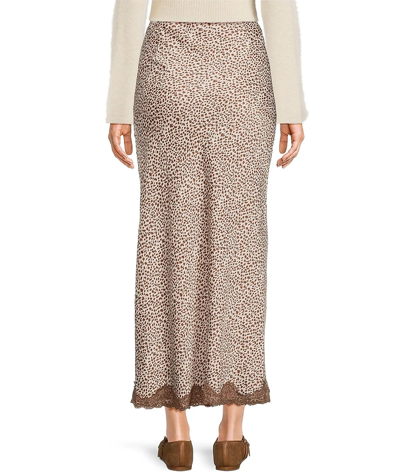 Bailey Rose Animal Lace Maxi Skirt