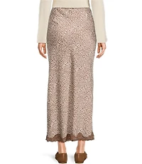 Bailey Rose Animal Lace Maxi Skirt