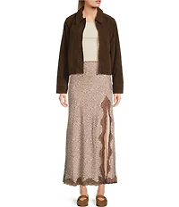 Bailey Rose Animal Lace Maxi Skirt