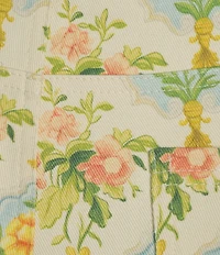 Bailey Rose Animal-Printed Wide Leg Jeans