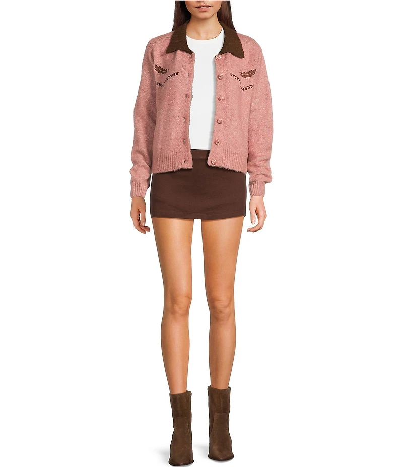 Bailey Rose Collared Western Cardigan