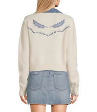 Bailey Rose Collared Western Cardigan