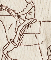 Bailey Rose Cowboy Horse Sweater