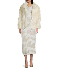 Bailey Rose Faux Fur Mid Length Jacket
