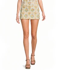 Bailey Rose Floral Mini Skirt