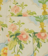 Bailey Rose Floral Print Wide Leg Jeans