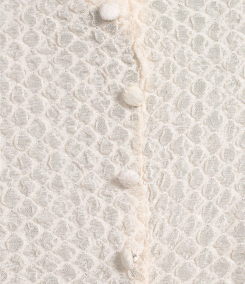 Bailey Rose Gauze Button Front Cardigan Coordinating Top