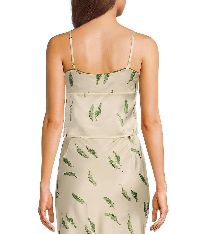 Bailey Rose Green Chili Pepper Coordinating Top